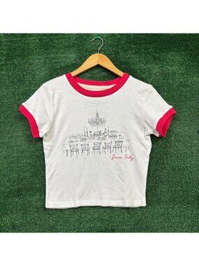 Niall Horan Dinner Party Album Cover Drawing Crop Top Size Medium
